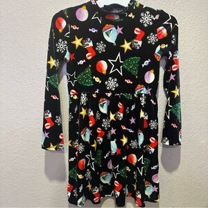 Girls Christmas dress suede size small